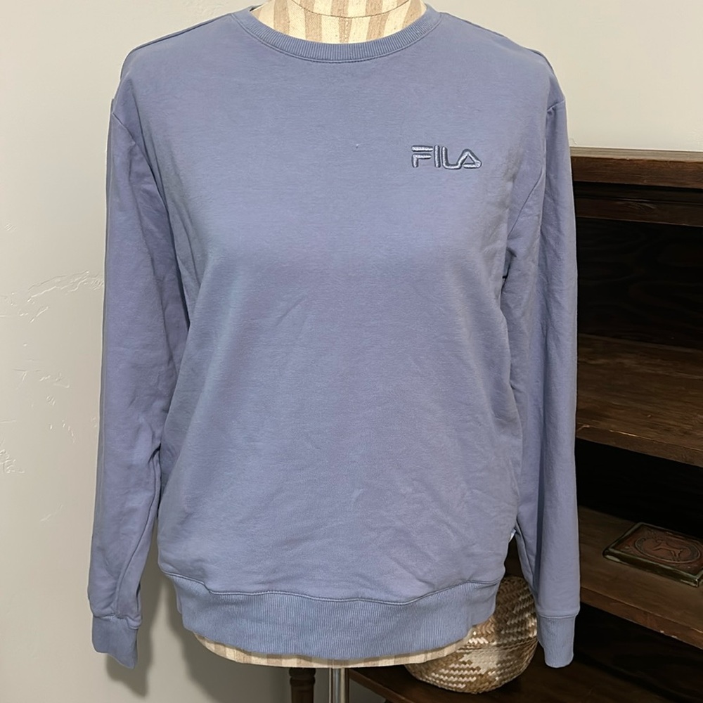 Light Blue FILA Crewneck Sweatshirt